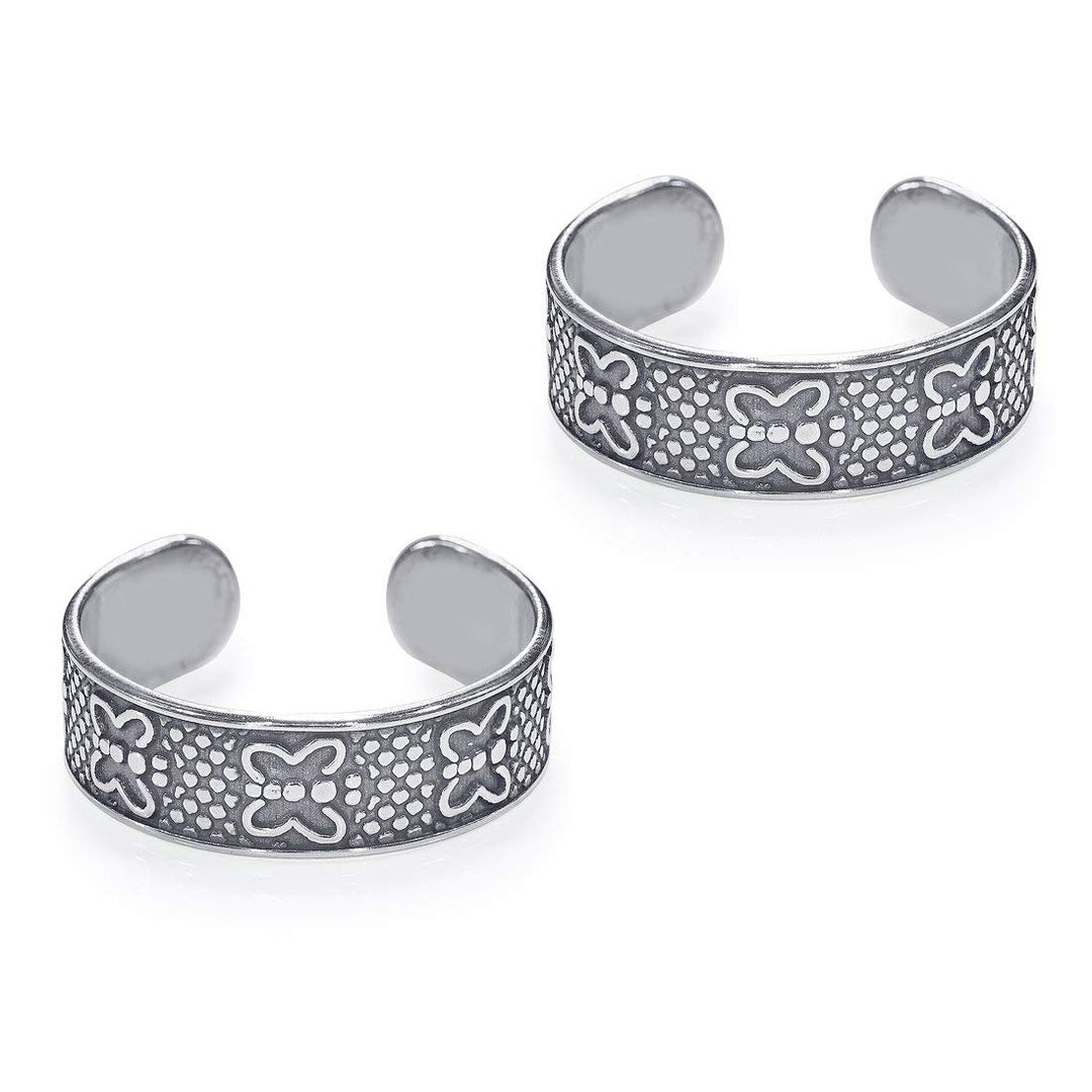 Taraash silver toe rings for women pure silver 925