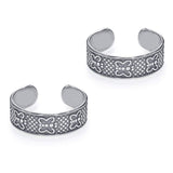 Taraash silver toe rings for women pure silver 925