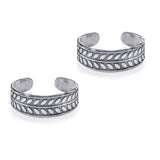 Taraash silver toe ring for women