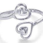 Load image into Gallery viewer, Taraash toe ring for women silver
