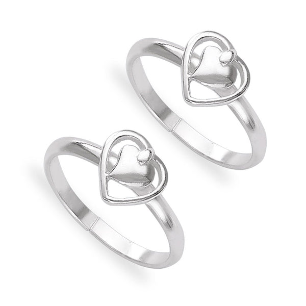 Taraash silver toe ring for women