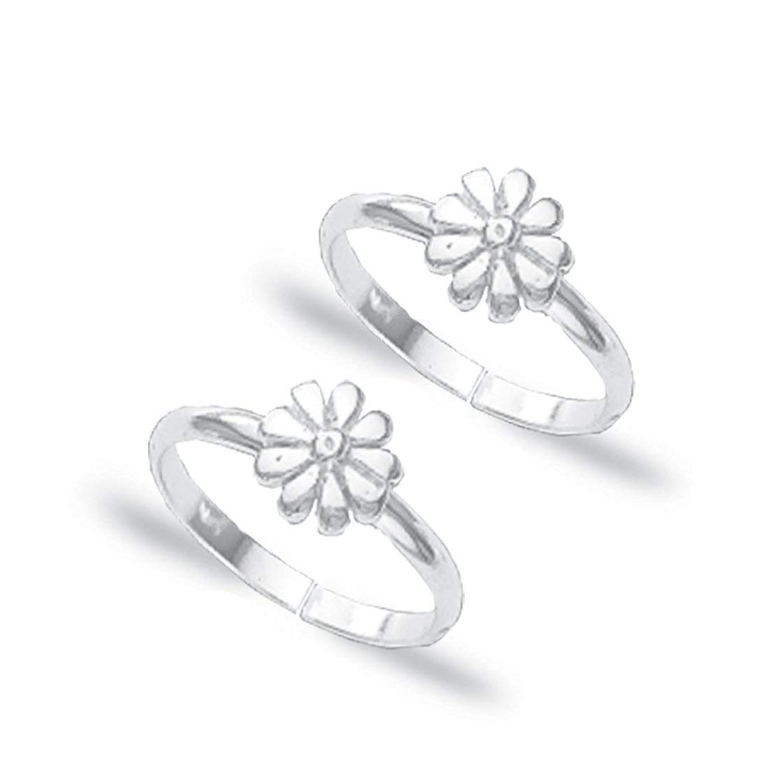 Taraash silver toe ring for women