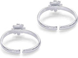 Taraash sterling silver toe rings for women