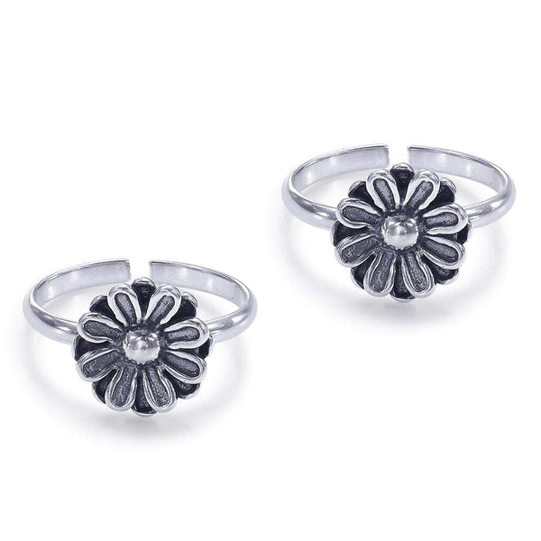 Taraash silver toe ring for women