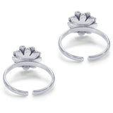 Taraash silver toe rings