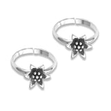Taraash silver toe rings for women pure silver 925