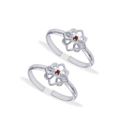 Taraash toe rings for women silver