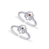 Taraash toe rings for women silver