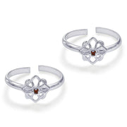 Taraash toe rings for women silver