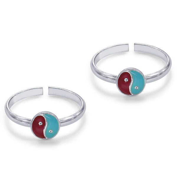 Taraash silver toe ring for women