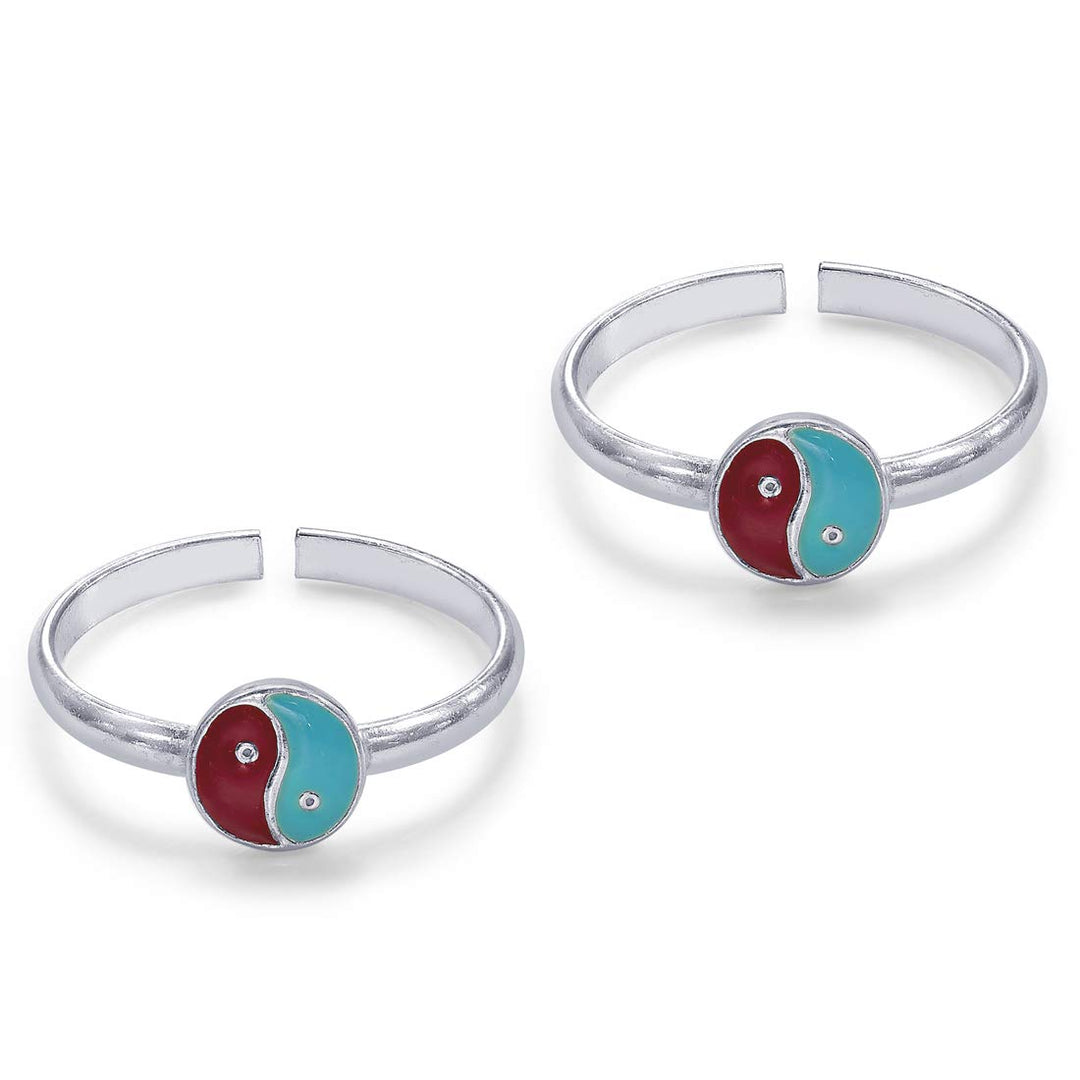 Taraash silver toe ring for women