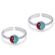 Taraash silver toe ring for women