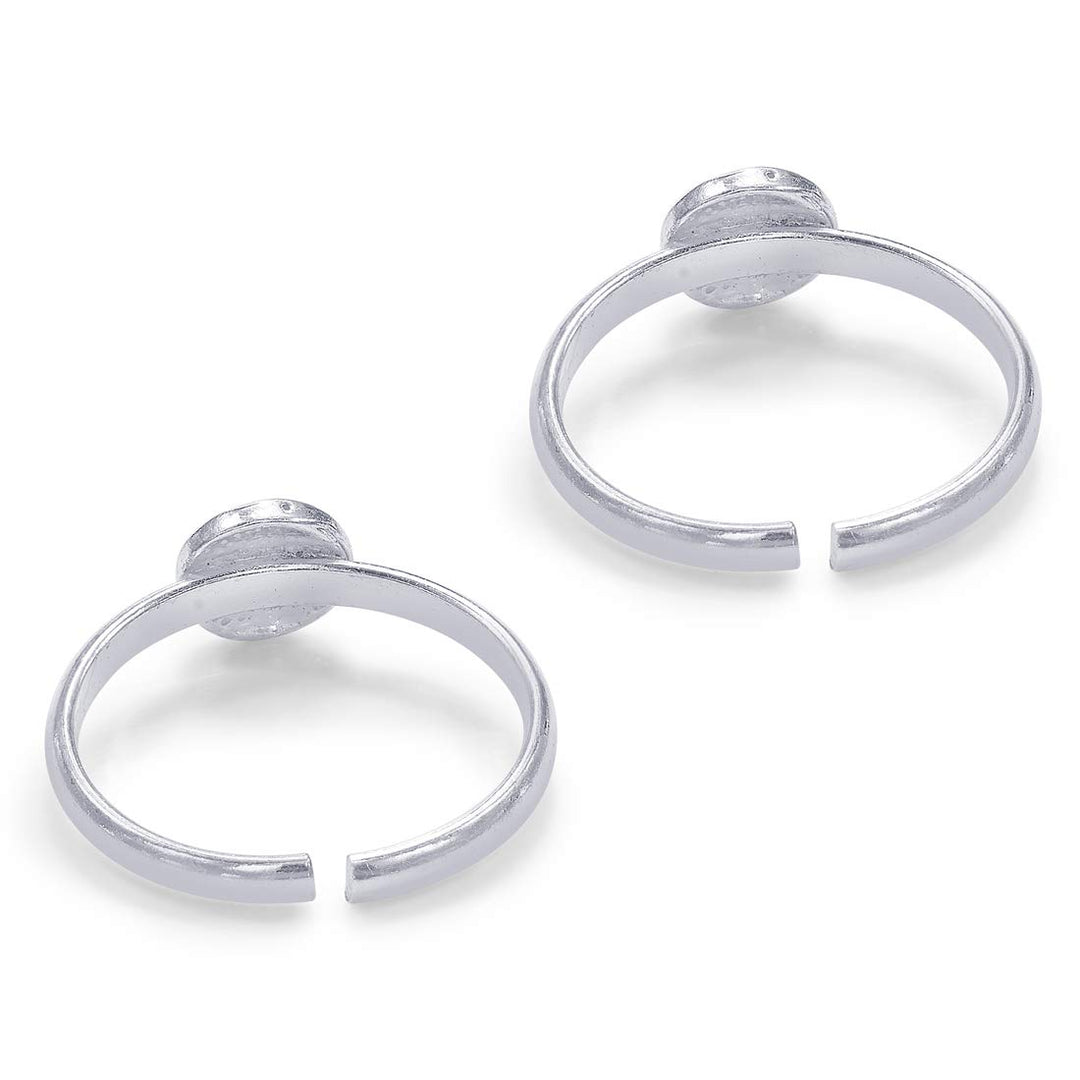 Taraash silver toe rings for women pure silver 925