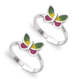 Taraash silver toe ring for women
