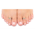 Load image into Gallery viewer, Taraash toe ring for women silver

