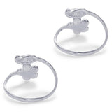 Taraash leg rings women silver