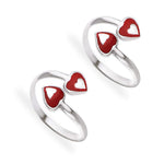 Load image into Gallery viewer, Taraash silver toe ring for women
