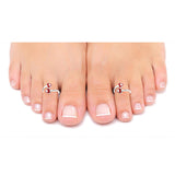 Taraash silver toe rings for women pure silver 925