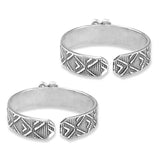 Taraash silver toe rings