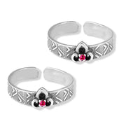 Taraash silver toe rings