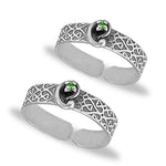 Load image into Gallery viewer, Taraash toe rings for women silver