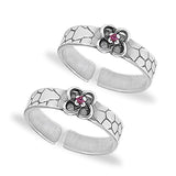 Taraash toe rings for women silver