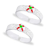 Taraash toe rings for women silver
