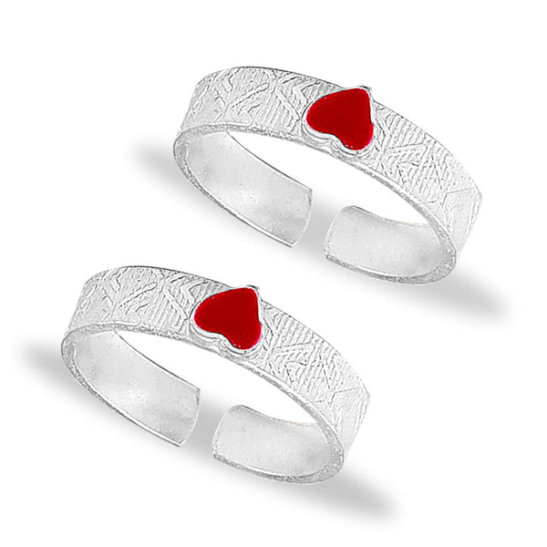 Taraash toe rings for women silver