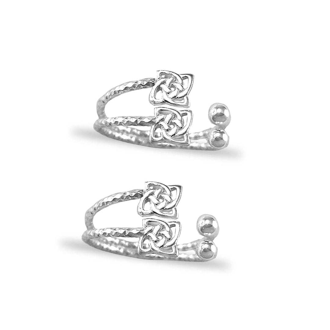 Taraash toe ring in silver