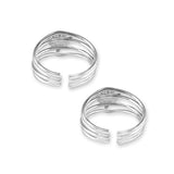 Taraash 925 Sterling Lotus Silver Chandi Chutki For Women | Silver Toe Ring |Silver Foot Ring For Women