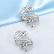 Taraash 925 Silver Floral Silver Metti For Women