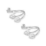 Taraash 925 Sterling Leaf Silver Metti For Women | Pure Silver Bichiya For Women| Silver Toe Ring