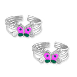 Load image into Gallery viewer, Taraash toe ring for women silver
