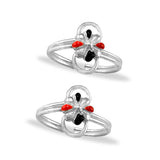 Taraash silver toe ring for women
