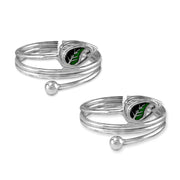 Taraash 925 Sterling Stylish Silver Mettelu For Women | Leaf Toe Ring |Silver Leg Ring For Women