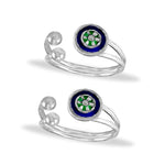 Load image into Gallery viewer, Taraash 925 Sterling Silver Wheel Style mettelu | Silver Chutki For Women | Silver Chandi Bichiya For Women
