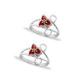 Taraash toe rings for women silver