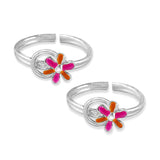 Taraash silver toe rings