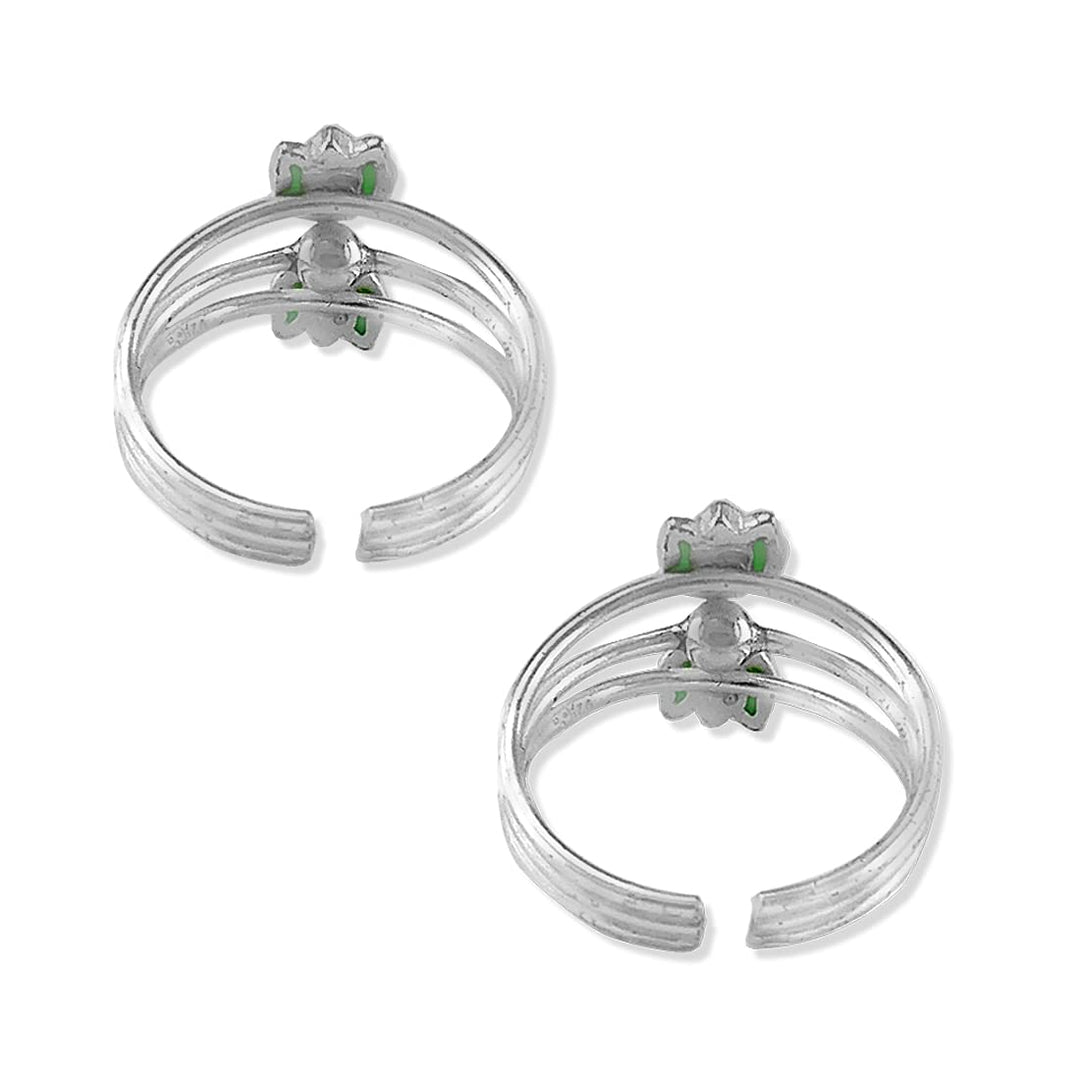 Taraash 925 Sterling Lotus Silver Chutki For Women | Chandi Jodve | Pure Silver Toe Ring