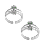 Taraash 925 Sterling Lotus Silver Chutki For Women | Chandi Jodve | Pure Silver Toe Ring