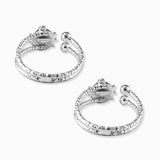 Taraash silver toe rings for women