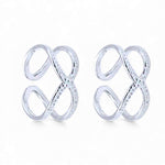 Load image into Gallery viewer, 925 Sterling Silver Criss-Cross Design Adjustable Toe Ring for Women