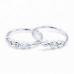 Load image into Gallery viewer, 925 Sterling Silver Beaded Adjustable Toe Ring for Women