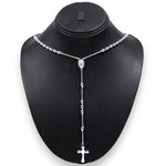 Load image into Gallery viewer, 925 Sterling Silver Jesus Rosary Cross Pendant For Unisex

