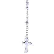 925 Sterling Silver Rosary Neckchain for unisex NK1389S