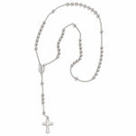 Load image into Gallery viewer, Taraash 925 Sterling Cross Chain Christian Silver Rosary For Unisex