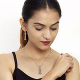 Taraash silver jewellery set women