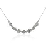 Load image into Gallery viewer, Taraash 925 Sterling Silver Floral Necklace Set For Women