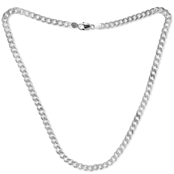 Taraash silver curb chains men