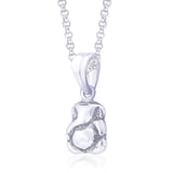 Taraash Ganesha 925 Sterling Silver Pendant For Men and Women PD0229A